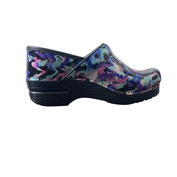 Dansko New Women's Professional Clogs Mermaid Patent size 38 - Picture 7 of 14